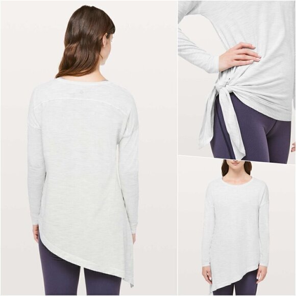 Lululemon 2-way Loose Fit Side Tie Long Sleeve 8 NWOT - Picture 1 of 9